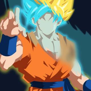 Super Saiyan phone wallpaper