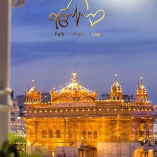 Golden Temple iPhone wallpaper