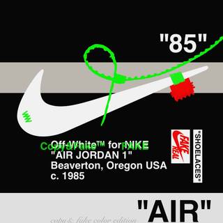 Off White Nike iPhone wallpaper