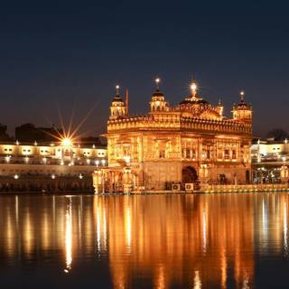 Golden Temple iPhone wallpaper