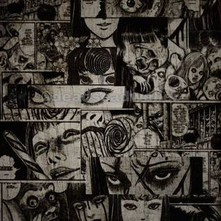 Horror anime phone wallpaper