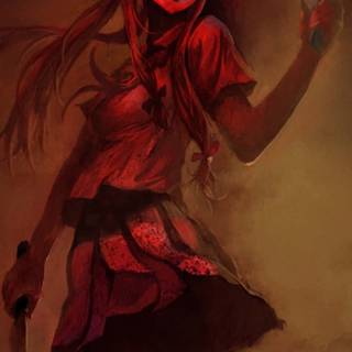 Horror anime phone wallpaper