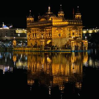 Golden Temple iPhone wallpaper