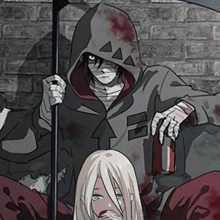 Horror anime phone wallpaper