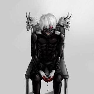 Horror anime phone wallpaper