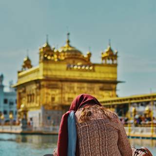 Golden Temple iPhone wallpaper