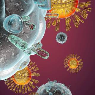 Phone virus wallpaper