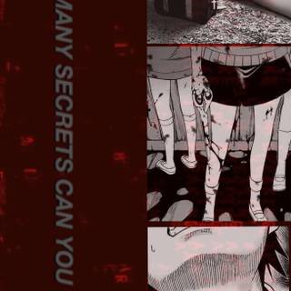 Horror anime phone wallpaper