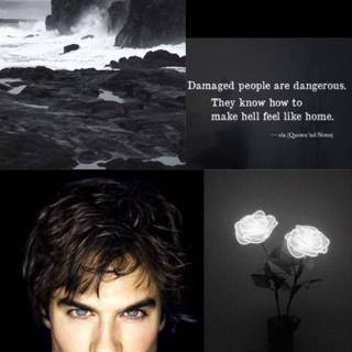 Damon Salvatore iPhone wallpaper