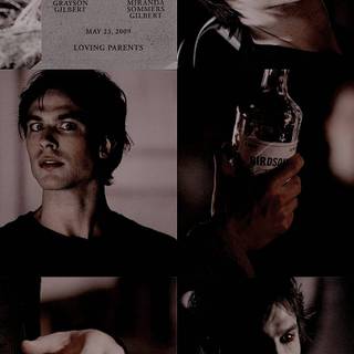 Damon Salvatore iPhone wallpaper
