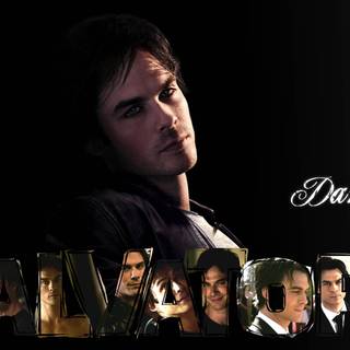 Damon Salvatore desktop wallpaper