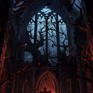 Horror anime phone wallpaper