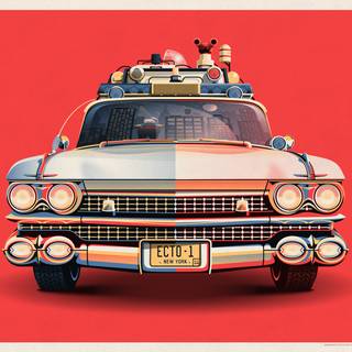 Ghostbusters car wallpaper