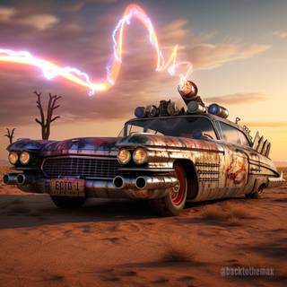 Ghostbusters car wallpaper