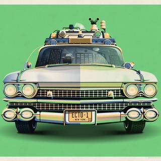Ghostbusters car wallpaper