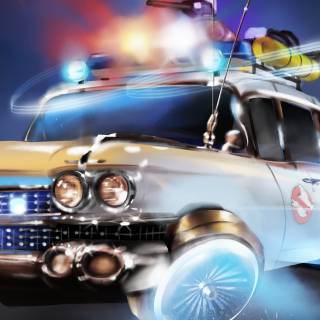Ghostbusters car wallpaper