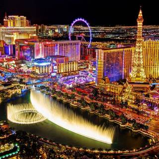 Las Vegas night wallpaper