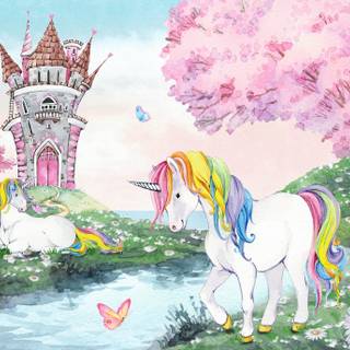 Water unicorn wallpaper