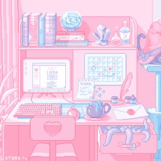 Pastel lofi wallpaper