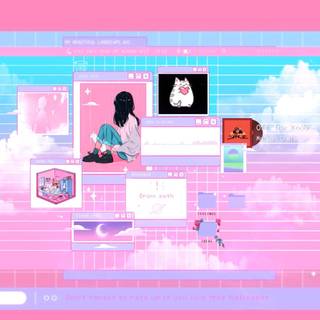 Pastel lofi wallpaper
