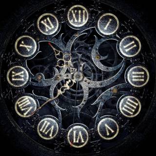 3D clock wallpaper