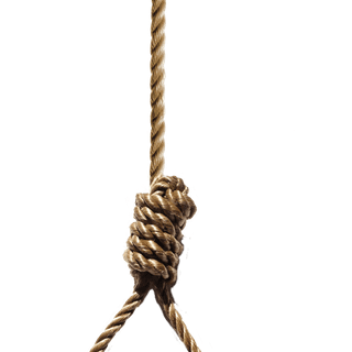 Hanging rope wallpaper