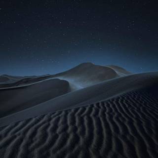 Desert night sky wallpaper