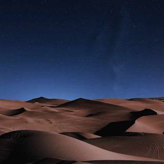 Desert night sky wallpaper