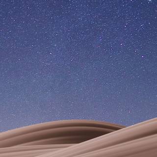 Desert night sky wallpaper