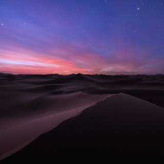 Desert night sky wallpaper