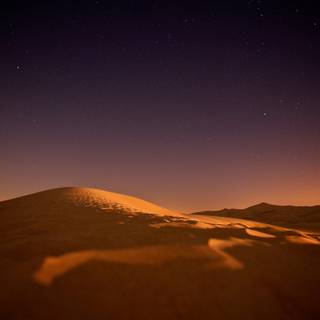 Desert night sky wallpaper