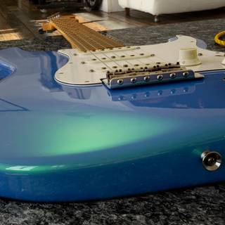 Fender Stratocaster blue wallpaper