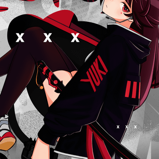 Yuki Aim Tofu Red wallpaper