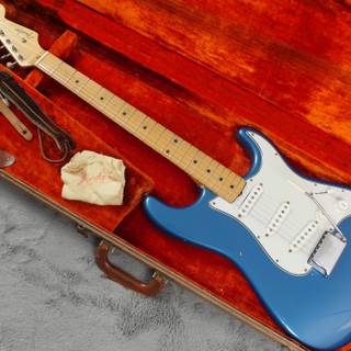 Fender Stratocaster blue wallpaper