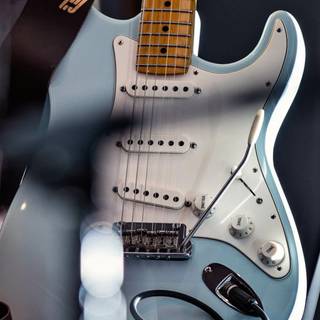 Fender Stratocaster blue wallpaper