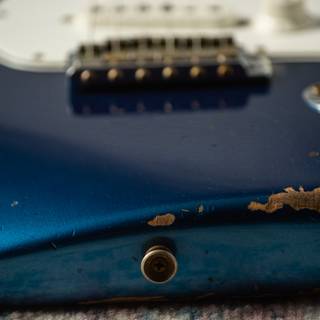 Fender Stratocaster blue wallpaper