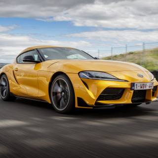 Yellow Supra wallpaper