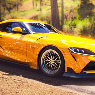 Yellow Supra wallpaper