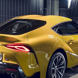 Yellow Supra wallpaper