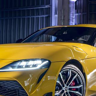 Yellow Supra wallpaper