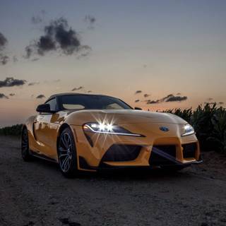 Yellow Supra wallpaper