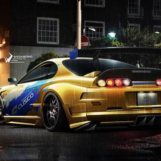Yellow Supra wallpaper