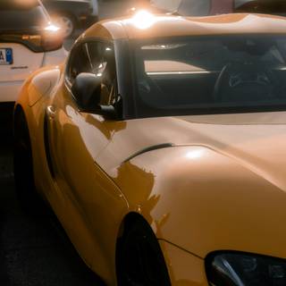 Yellow Supra wallpaper
