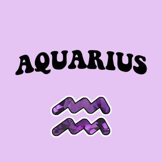 Aquarius collage wallpaper