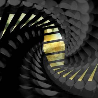 Black and gold abstract wallpaper