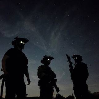 Military night wallpaper