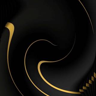 Black and gold abstract wallpaper