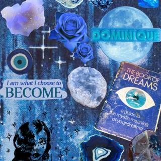 Aquarius collage wallpaper