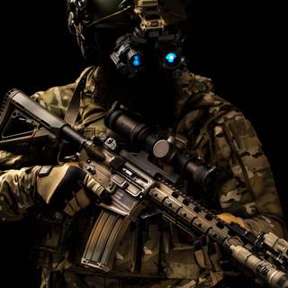 Military night wallpaper