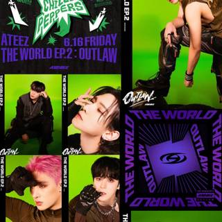 Ateez Bouncy wallpaper